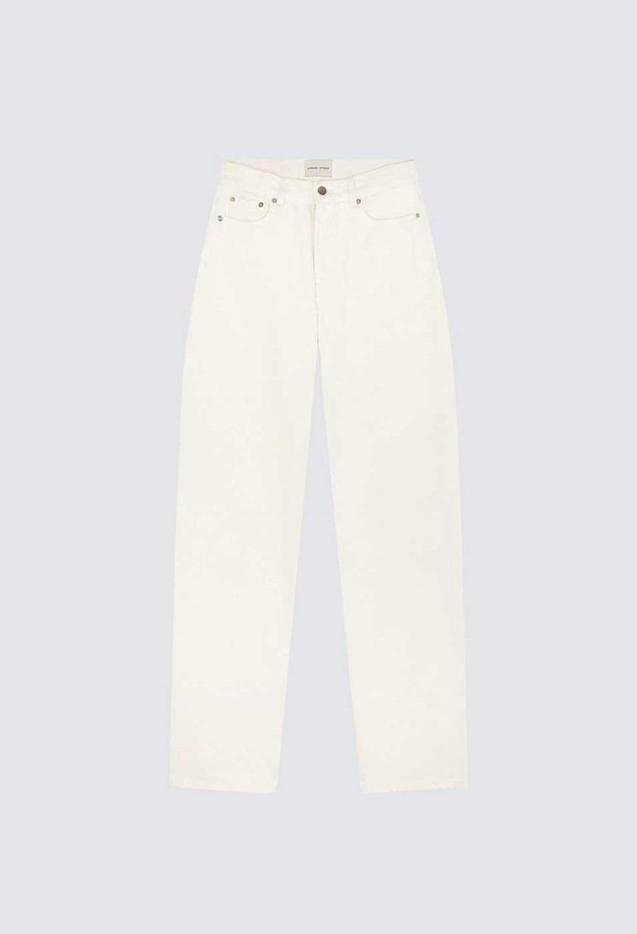 Clothing Loulou Studio | Samur Organic Denim Jeans Ivory