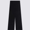 Clothing Loulou Studio | Hamill Fluid Twill Wide-Leg Trousers Black