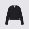 Clothing Loulou Studio | Masal Organic Cotton Long-Sleeve T-Shirt Black