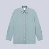 Essentials Loulou Studio | Espanto Poplin Shirt Aqua