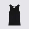 Essentials Loulou Studio | Alicudi Knitted Tank Top Black