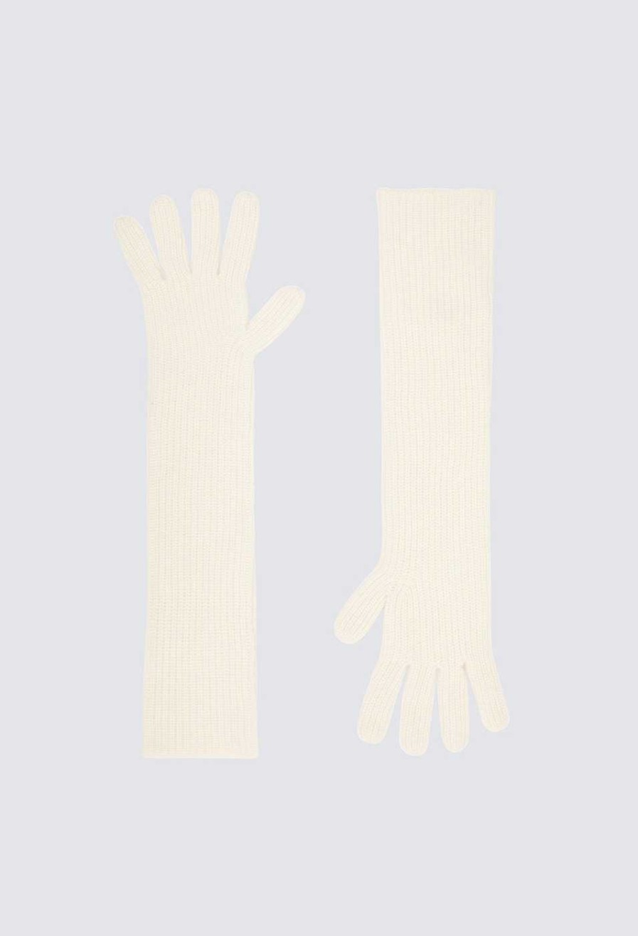 Accessories Loulou Studio | Milos Long Cashmere Gloves Ivory