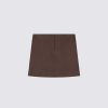 Clothing Loulou Studio | Moja Flannel Mini Skirt Brown