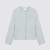 Clothing Loulou Studio | Fogo Light Flannel Twill Jacket Bright Grey