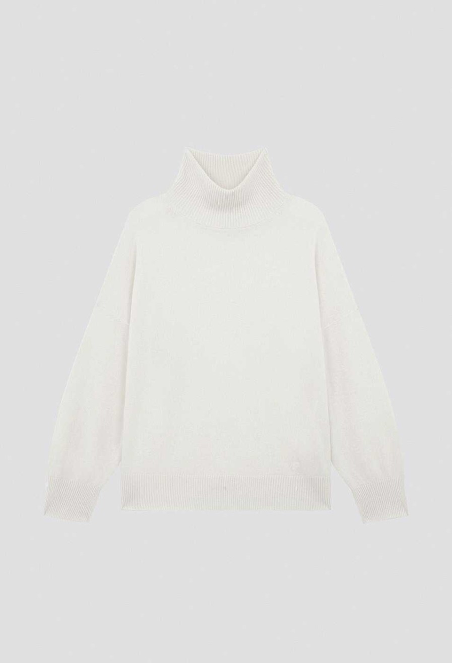 Essentials Loulou Studio | Murano High Collar Sweater Ivory