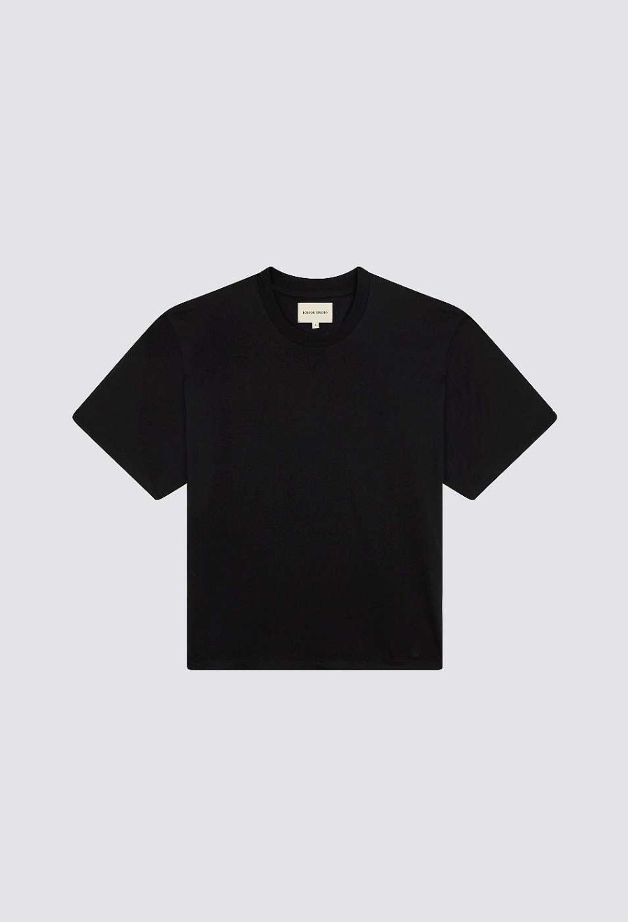 Essentials Loulou Studio | Telanto Organic Cotton Tshirt Black