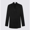 Clothing Loulou Studio | Sandyato Fluid Twill Cross-Front Blazer Black