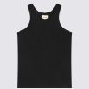 Essentials Loulou Studio | Poso Organic Cotton Tank Top Black