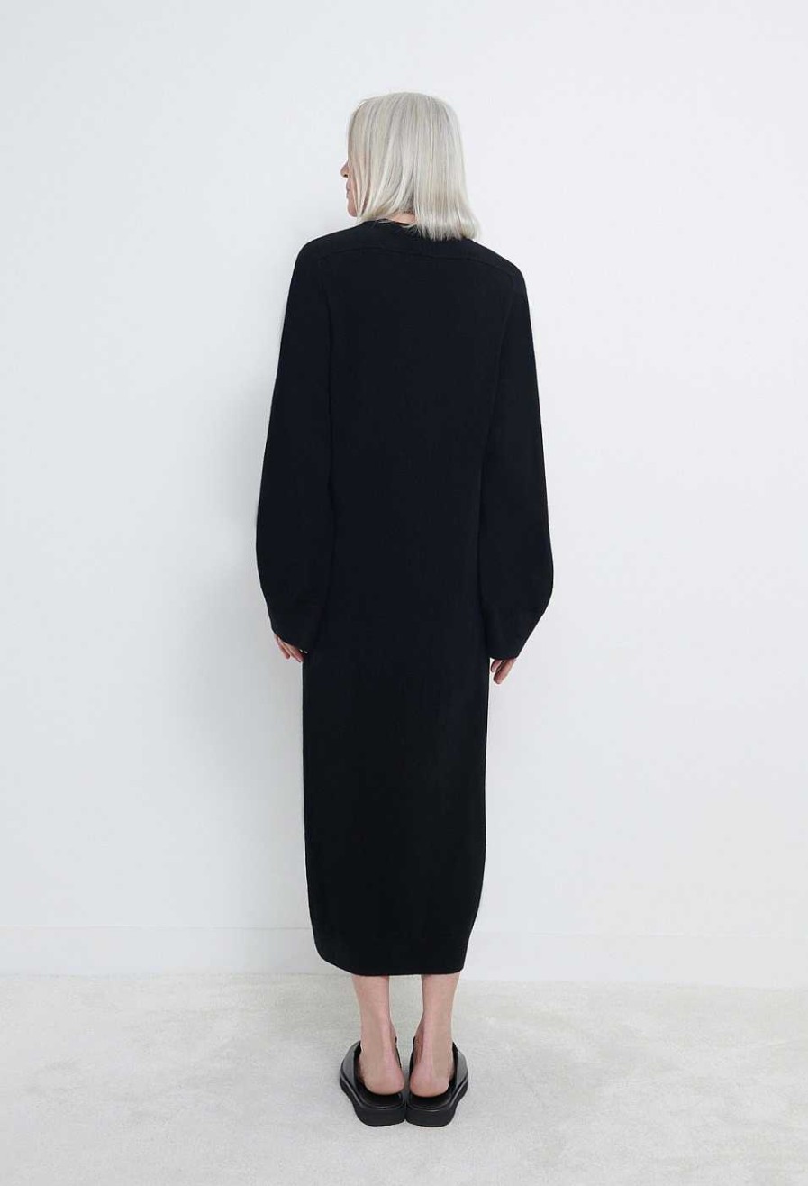 Clothing Loulou Studio | Esna Cashmere Dress Black