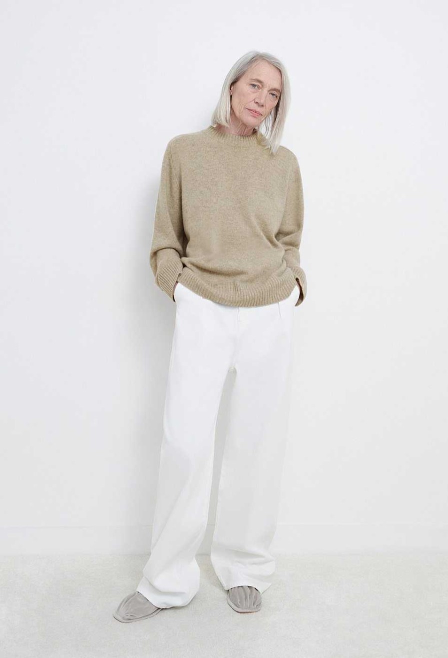 Clothing Loulou Studio | Baltra Cashmere Sweater Geo Melange