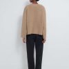 Clothing Loulou Studio | Lola Textured Wool Blend Sweater Beige