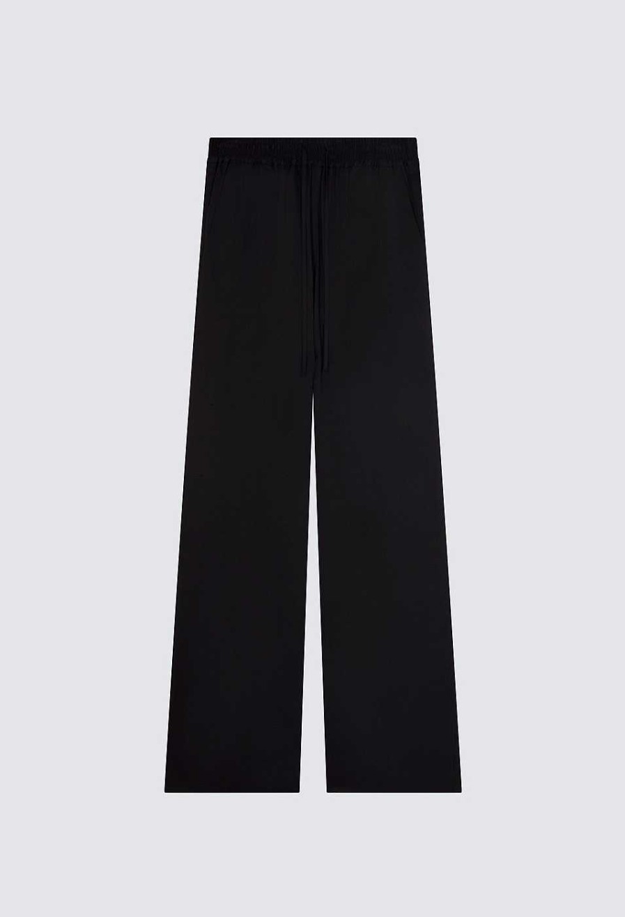 Clothing Loulou Studio | Albo Fluid Trousers Black