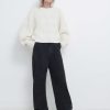 Clothing Loulou Studio | Duba Textured Cashmere Sweater Ivory