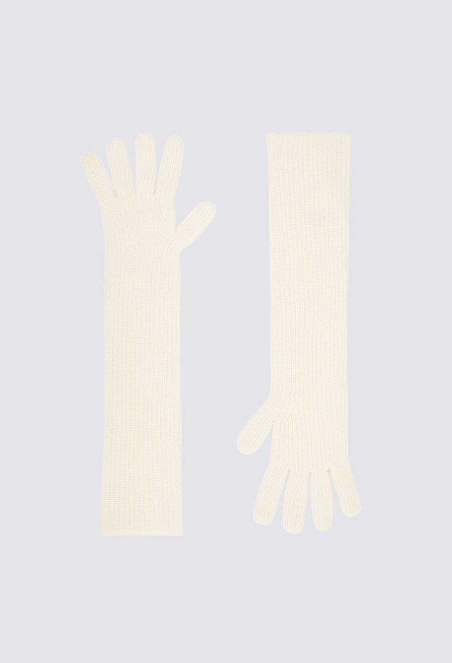 Accessories Loulou Studio | Milos Long Cashmere Gloves Ivory