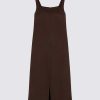 Clothing Loulou Studio | Sotra Flannel Dress Brown