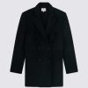 Clothing Loulou Studio | Koon Flannel Twill Coat Black