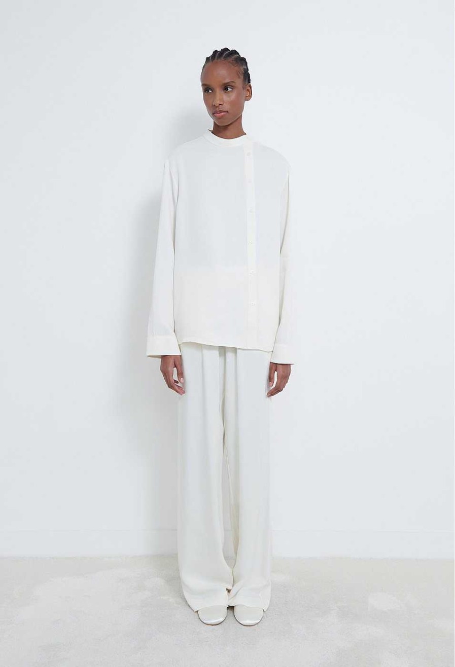 Clothing Loulou Studio | Vosa Fluid Shirt Ivory