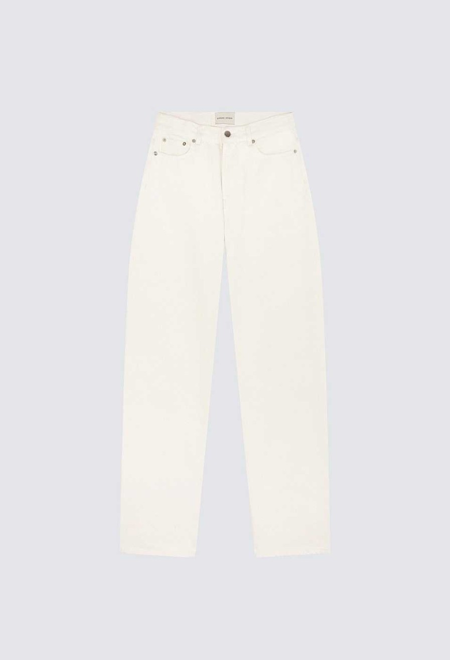 Clothing Loulou Studio | Samur Organic Denim Jeans Ivory